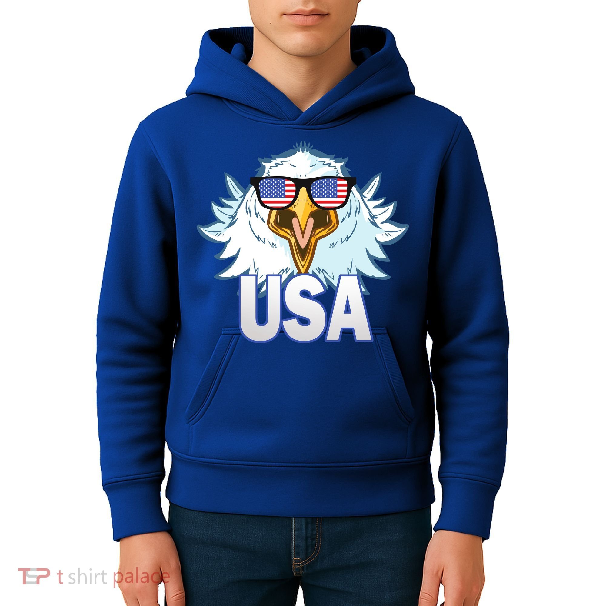 USA Eagle Kids Hoodie