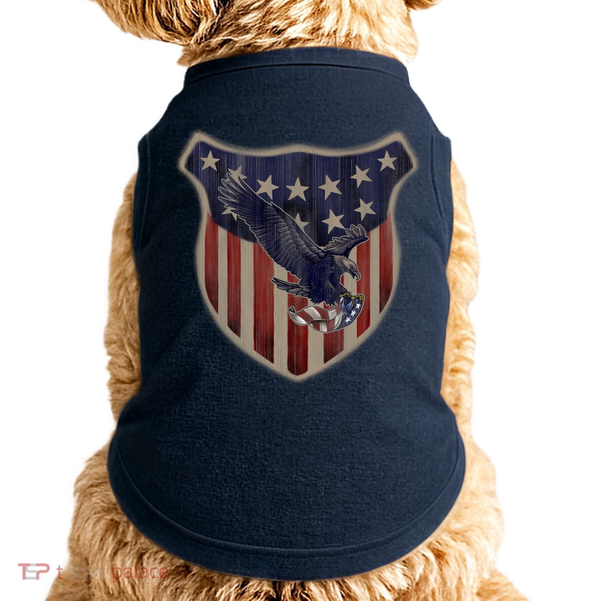 USA Eagle & Shield Doggie Tank