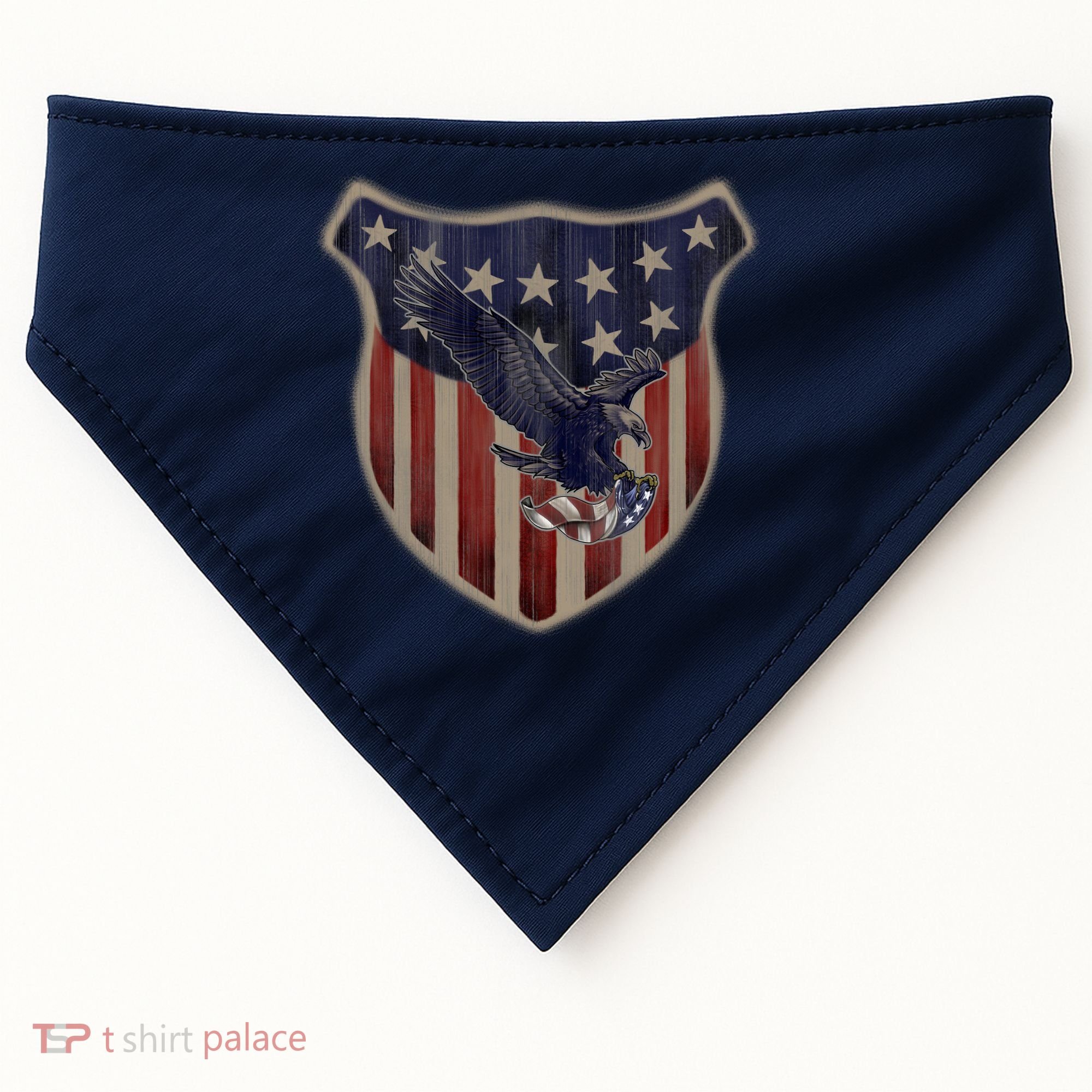 USA Eagle & Shield USA-Made Doggie Bandana