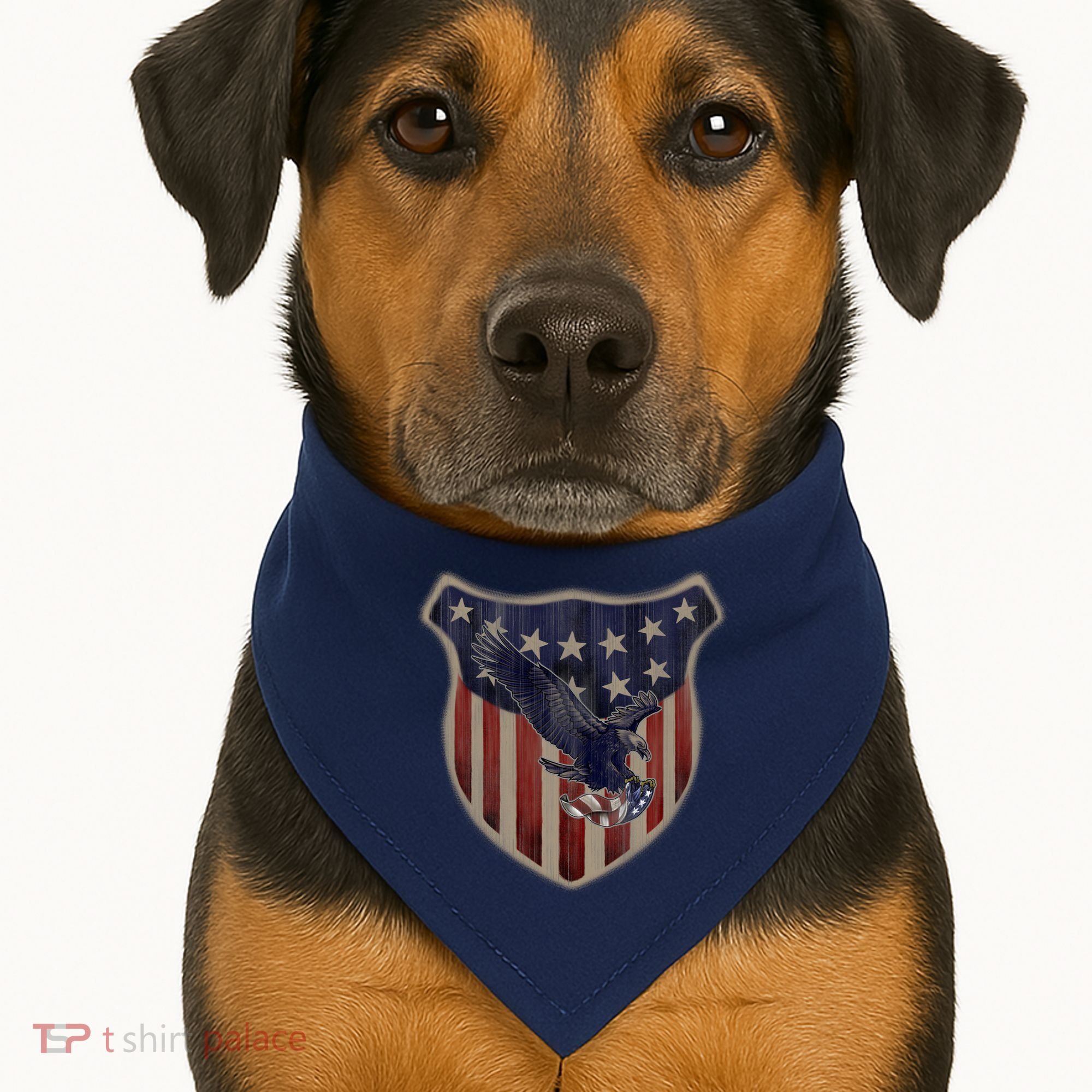 USA Eagle & Shield USA-Made Doggie Bandana