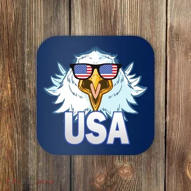 USA Eagle & Shield Coaster