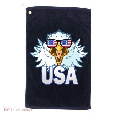 USA Eagle & Shield Golf Towel