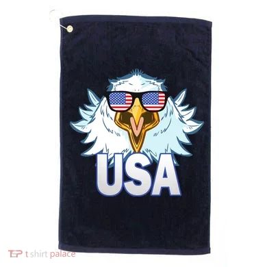 USA Eagle & Shield Golf Towel