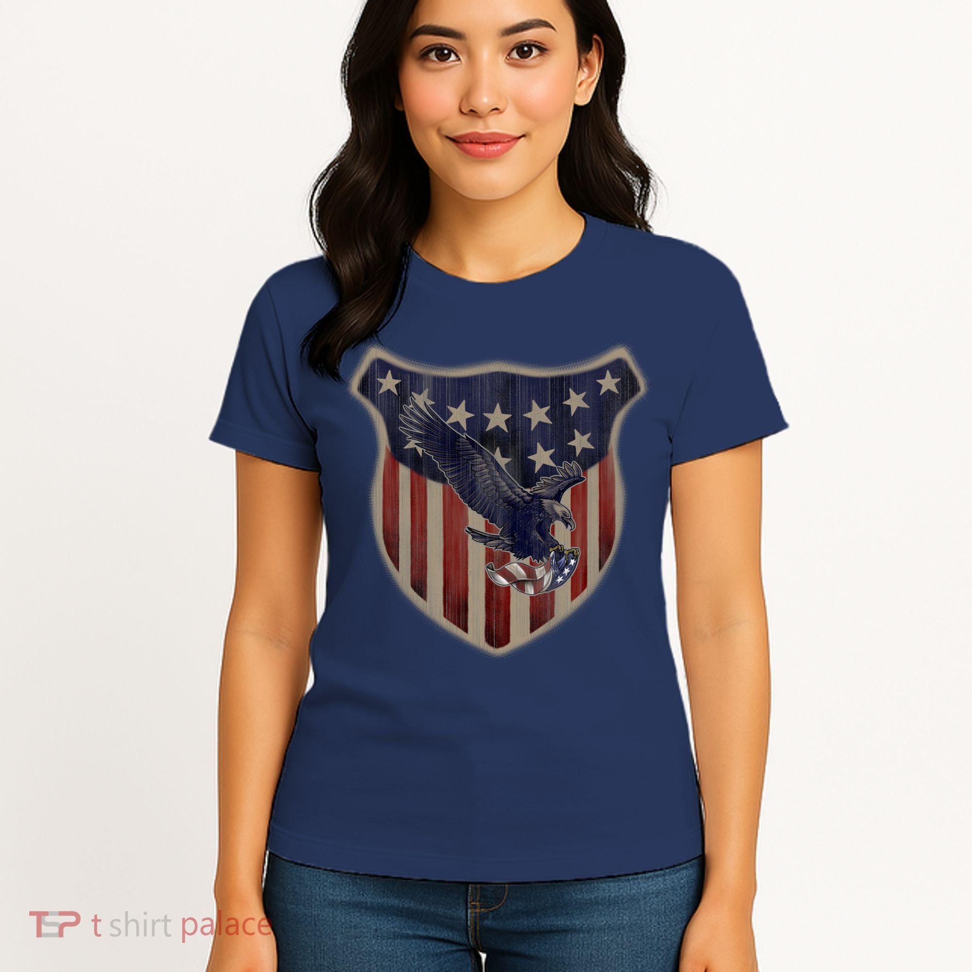 USA Eagle & Shield Women's T-Shirt