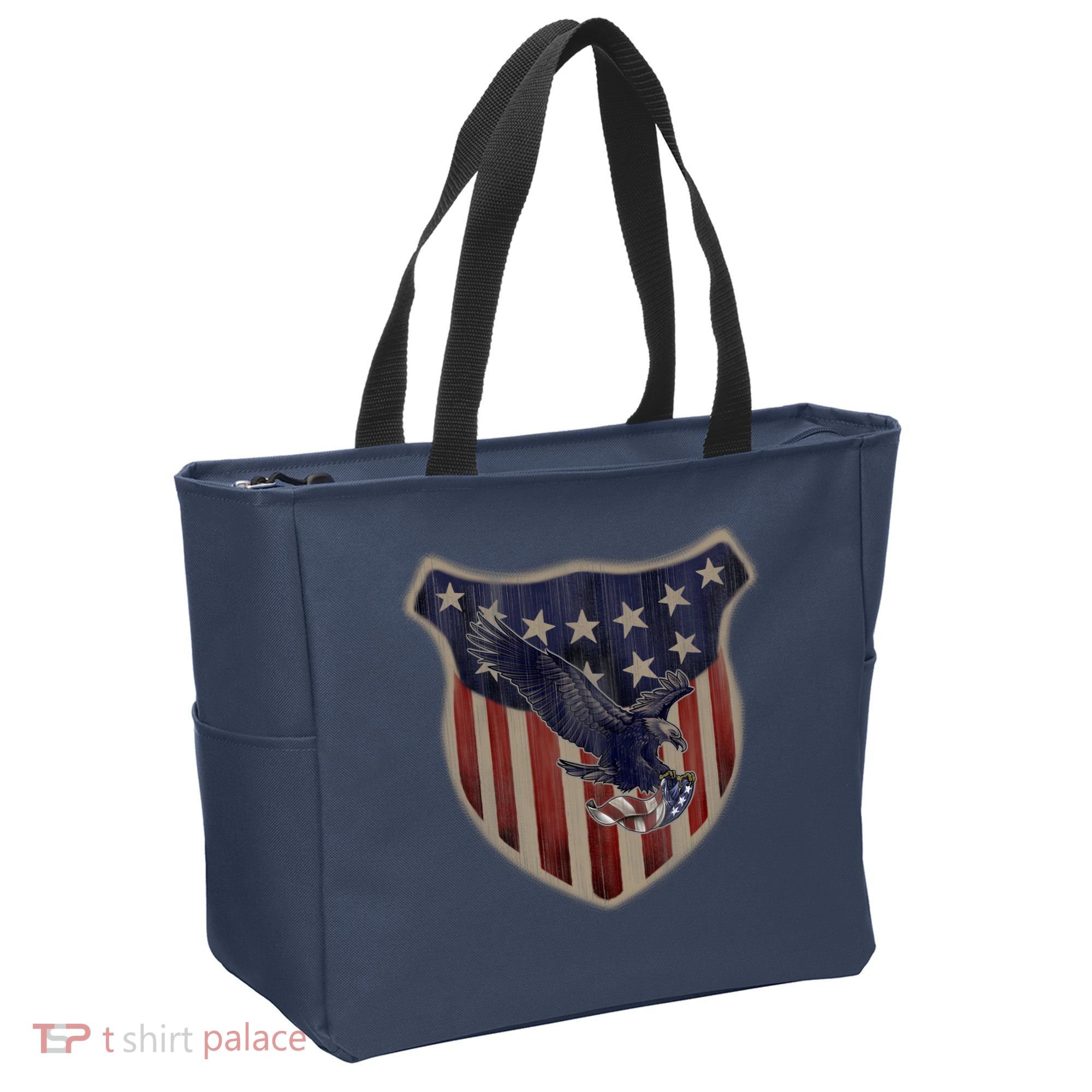 USA Eagle & Shield Tote Bag