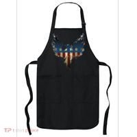 USA Eagle American Flag Grunge Apron thumb 0