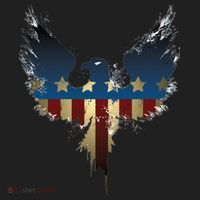 USA Eagle American Flag Grunge Tumbler thumb 3