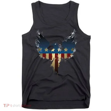 USA Eagle American Flag Grunge Tank Top