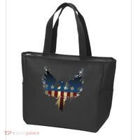 USA Eagle American Flag Grunge Tote Bag thumb 3