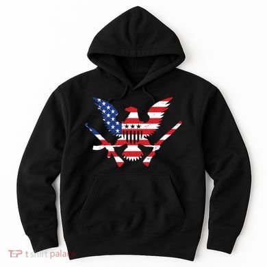 USA Eagle Gun Emblem Hoodie