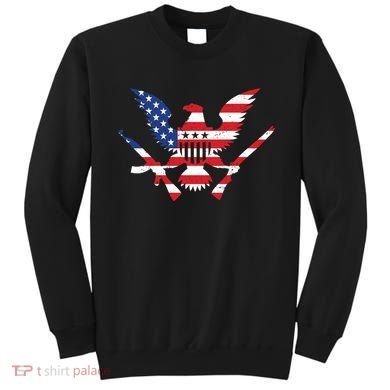 USA Eagle Gun Emblem Sweatshirt