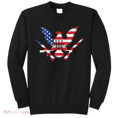 USA Eagle Gun Emblem Sweatshirt