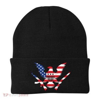 USA Eagle Gun Emblem Beanie