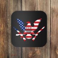 USA Eagle Gun Emblem Coaster thumb 0