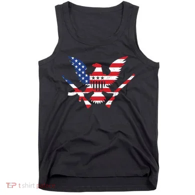USA Eagle Gun Emblem Tank Top