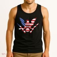 USA Eagle Gun Emblem Tank Top thumb 3