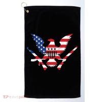 USA Eagle Gun Emblem Golf Towel thumb 0