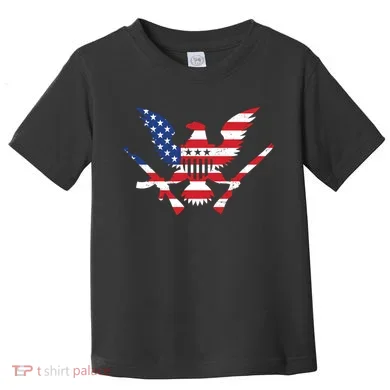 USA Eagle Gun Emblem Toddler T-Shirt