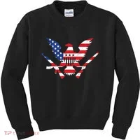 USA Eagle Gun Emblem Kids Sweatshirt thumb 0