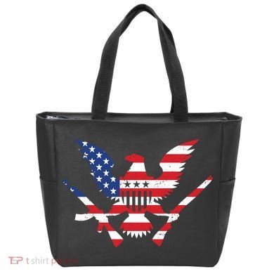 USA Eagle Gun Emblem Tote Bag