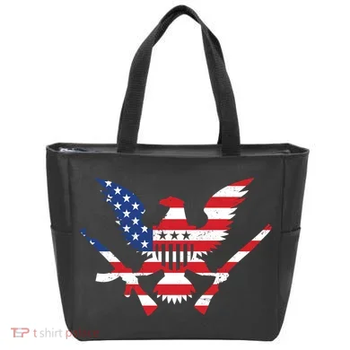 USA Eagle Gun Emblem Tote Bag