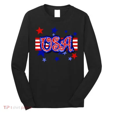 USA Festive Celebration Long Sleeve Shirt