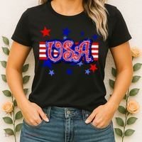 USA Festive Celebration Women's T-Shirt thumb 2