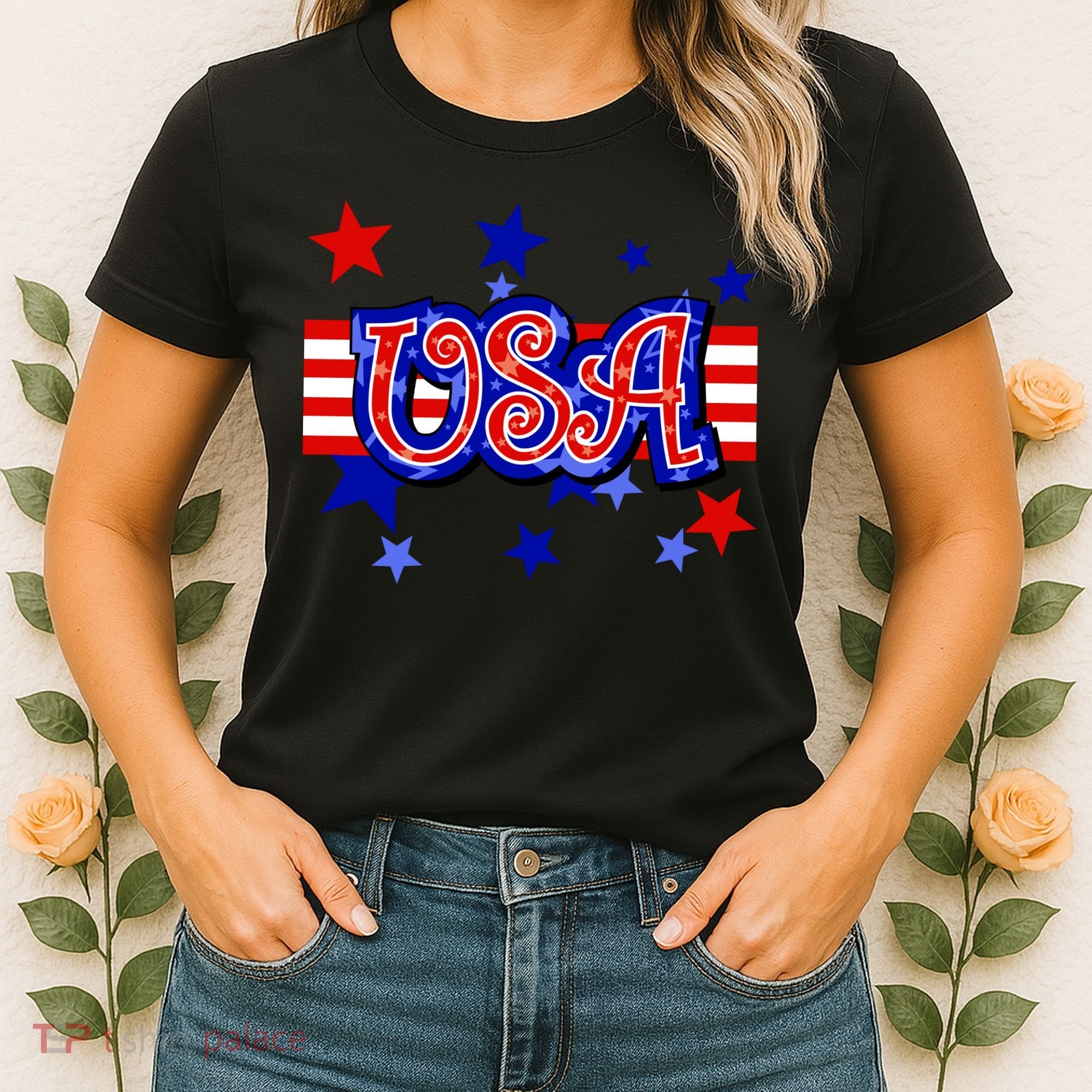 USA Festive Celebration Women's T-Shirt