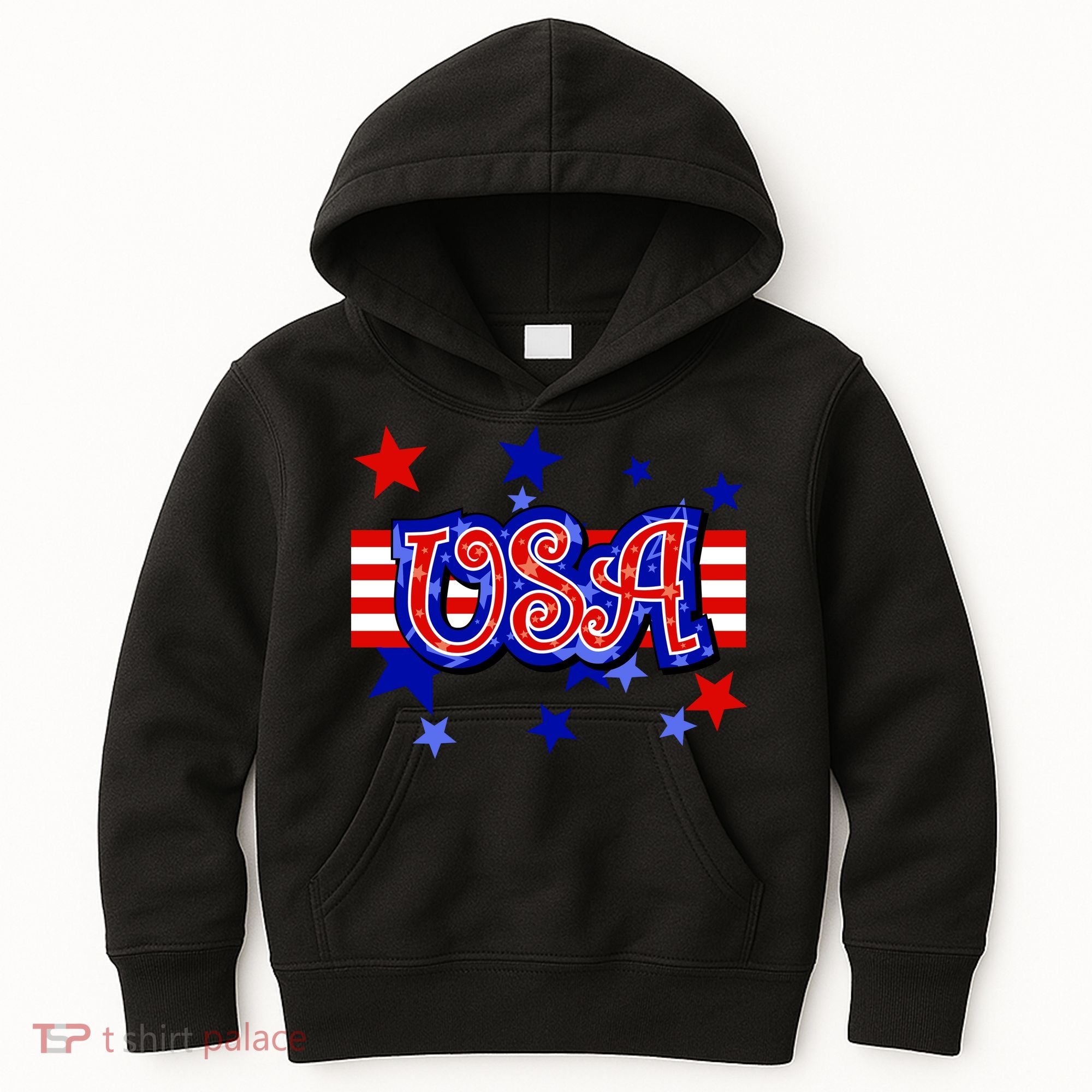 USA Festive Celebration Kids Hoodie