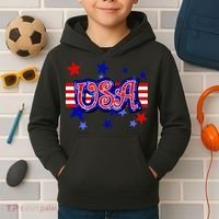 USA Festive Celebration Kids Hoodie thumb 2