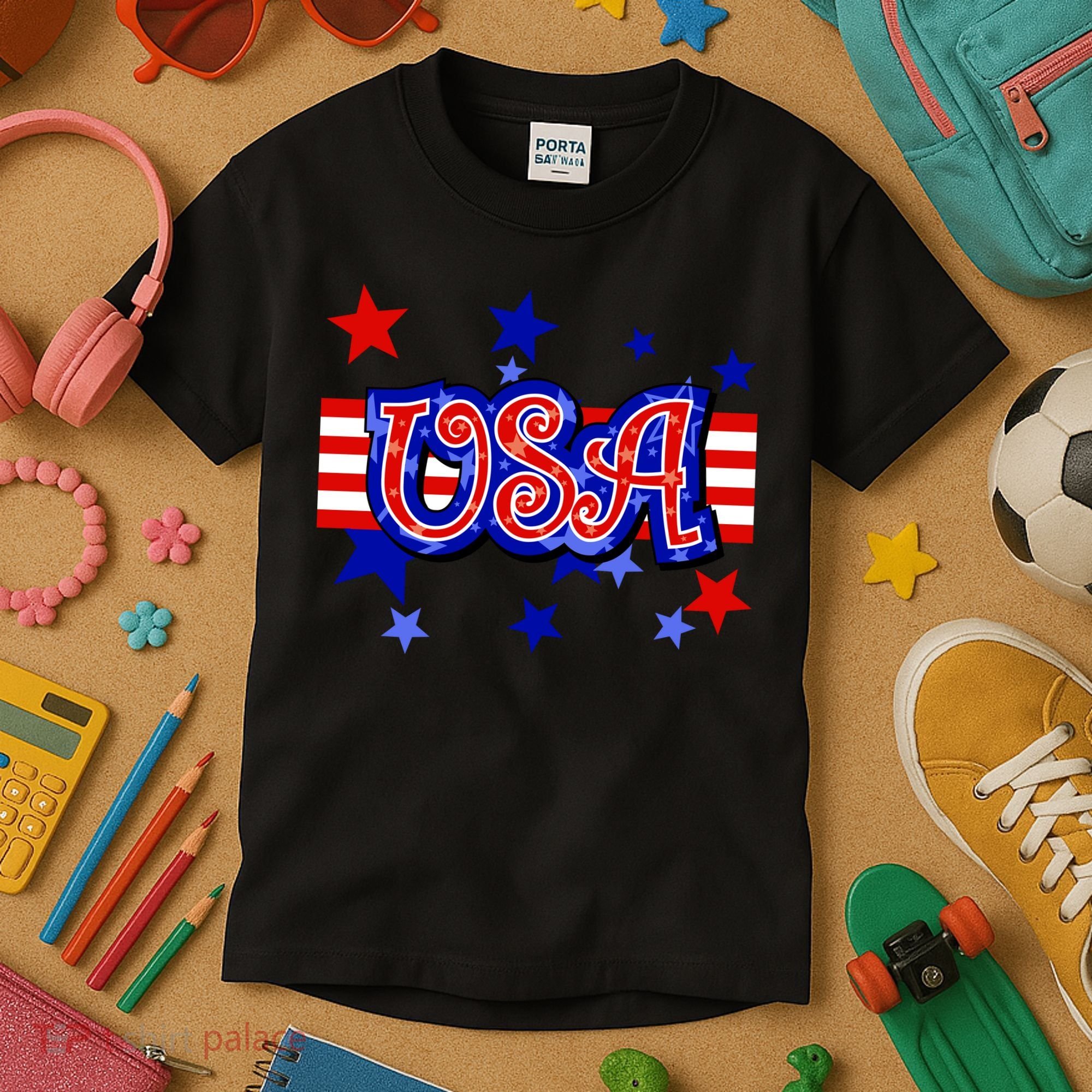 USA Festive Celebration Kids T-Shirt
