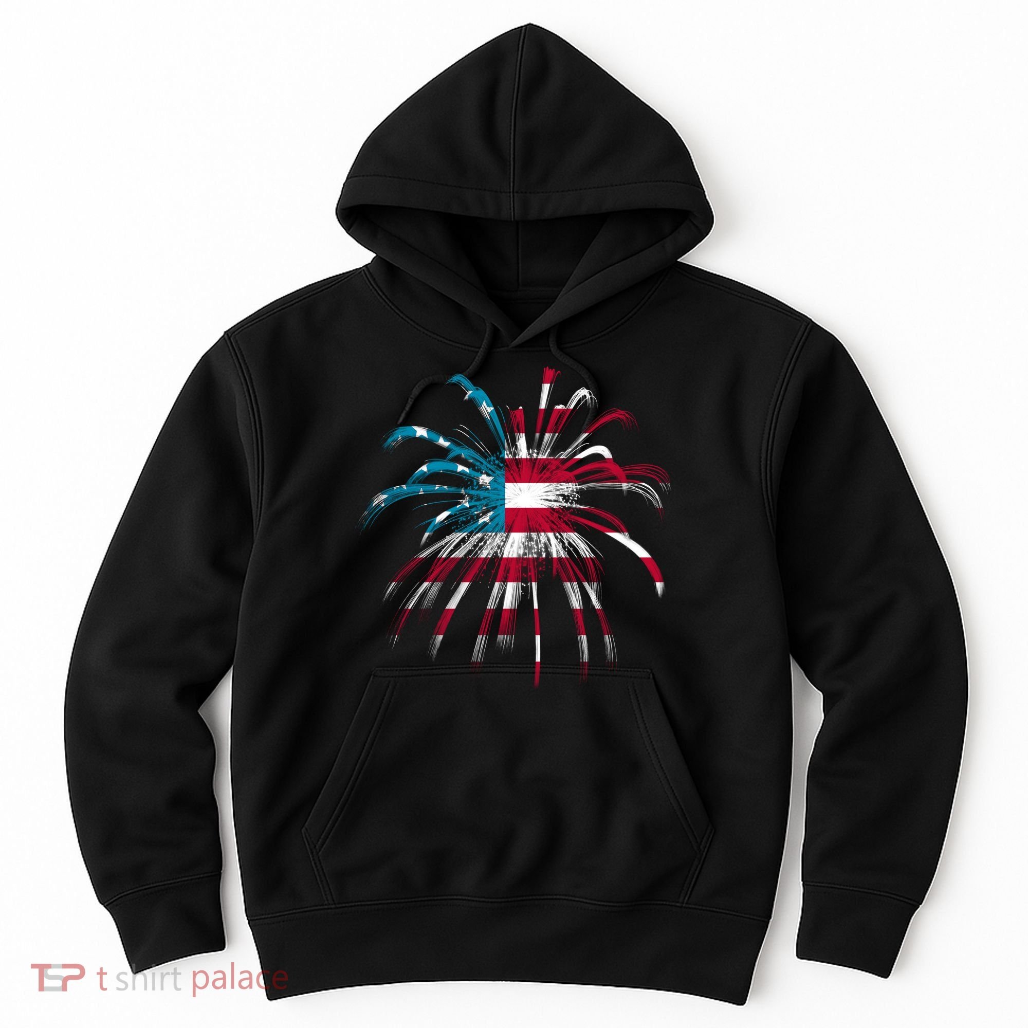 Usa Firework 4th Of July Hoodie