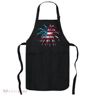 Usa Firework 4th Of July Apron