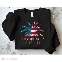 Usa Firework 4th Of July Sweatshirt thumb 2