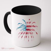 Usa Firework 4th Of July Coffee Mug thumb 0