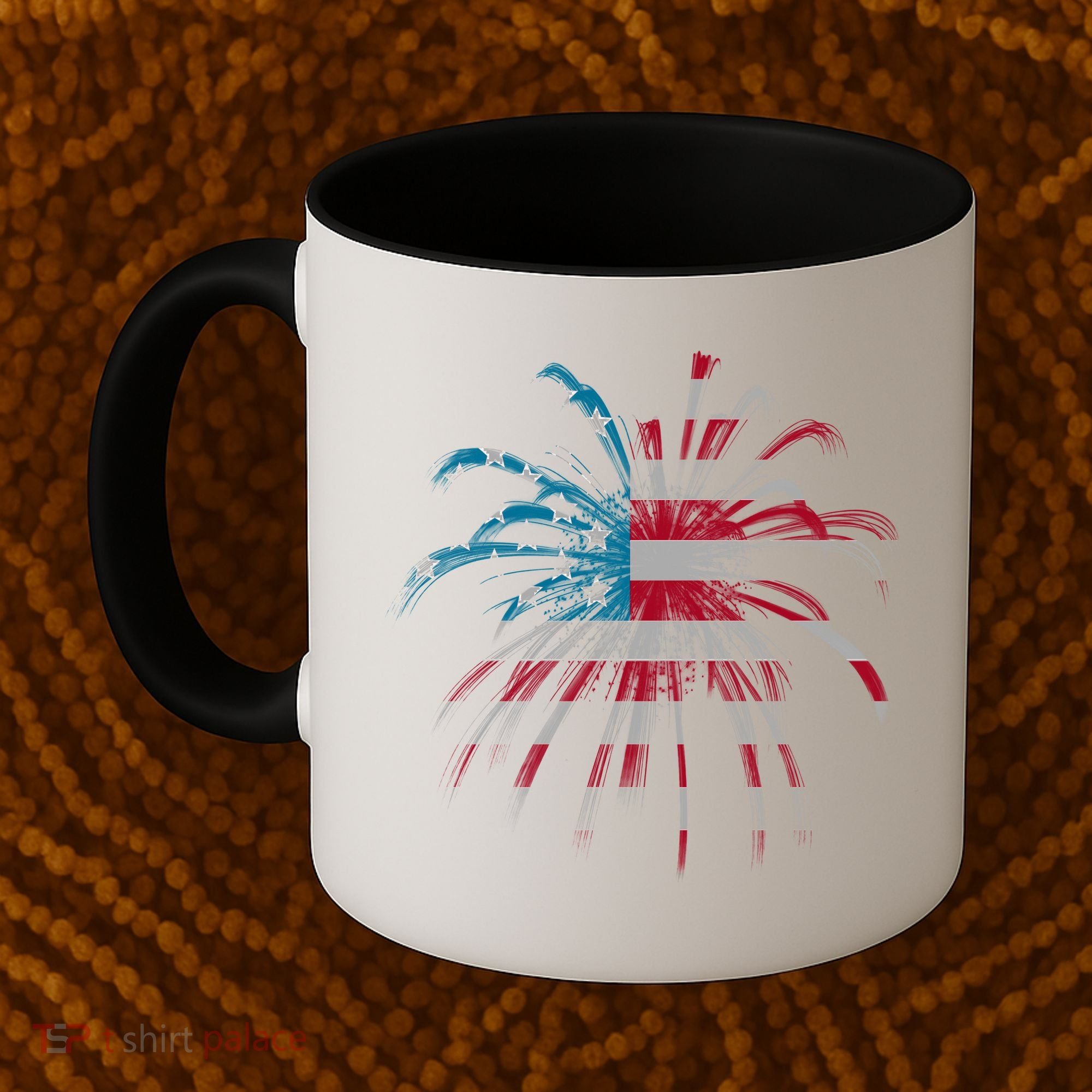 Usa Firework 4th Of July Coffee Mug