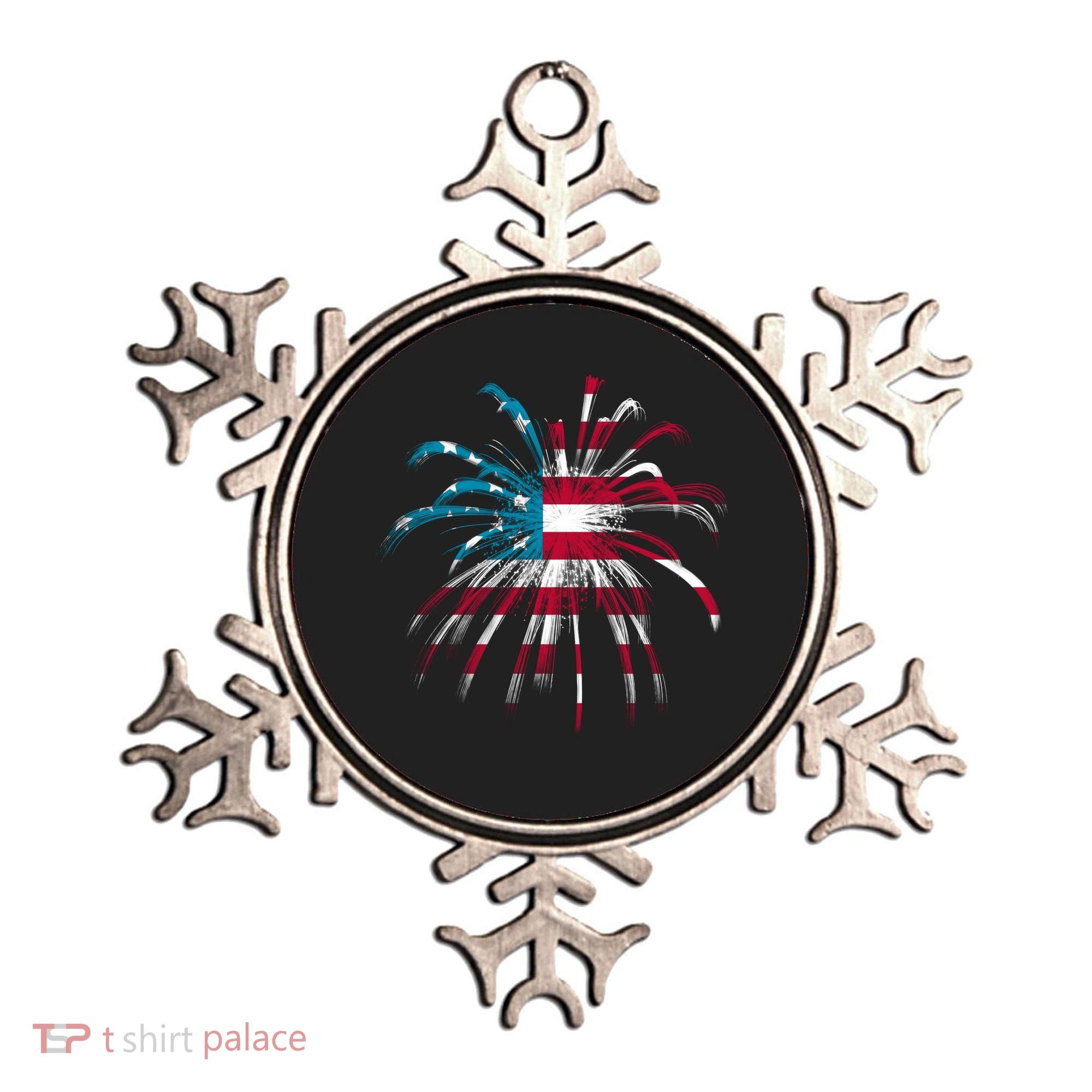 Usa Firework 4th Of July Ornament