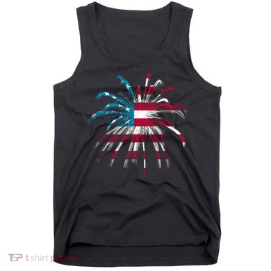 Usa Firework 4th Of July Tank Top
