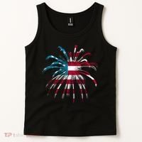 Usa Firework 4th Of July Tank Top thumb 2
