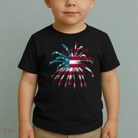 Usa Firework 4th Of July Toddler T-Shirt thumb 2