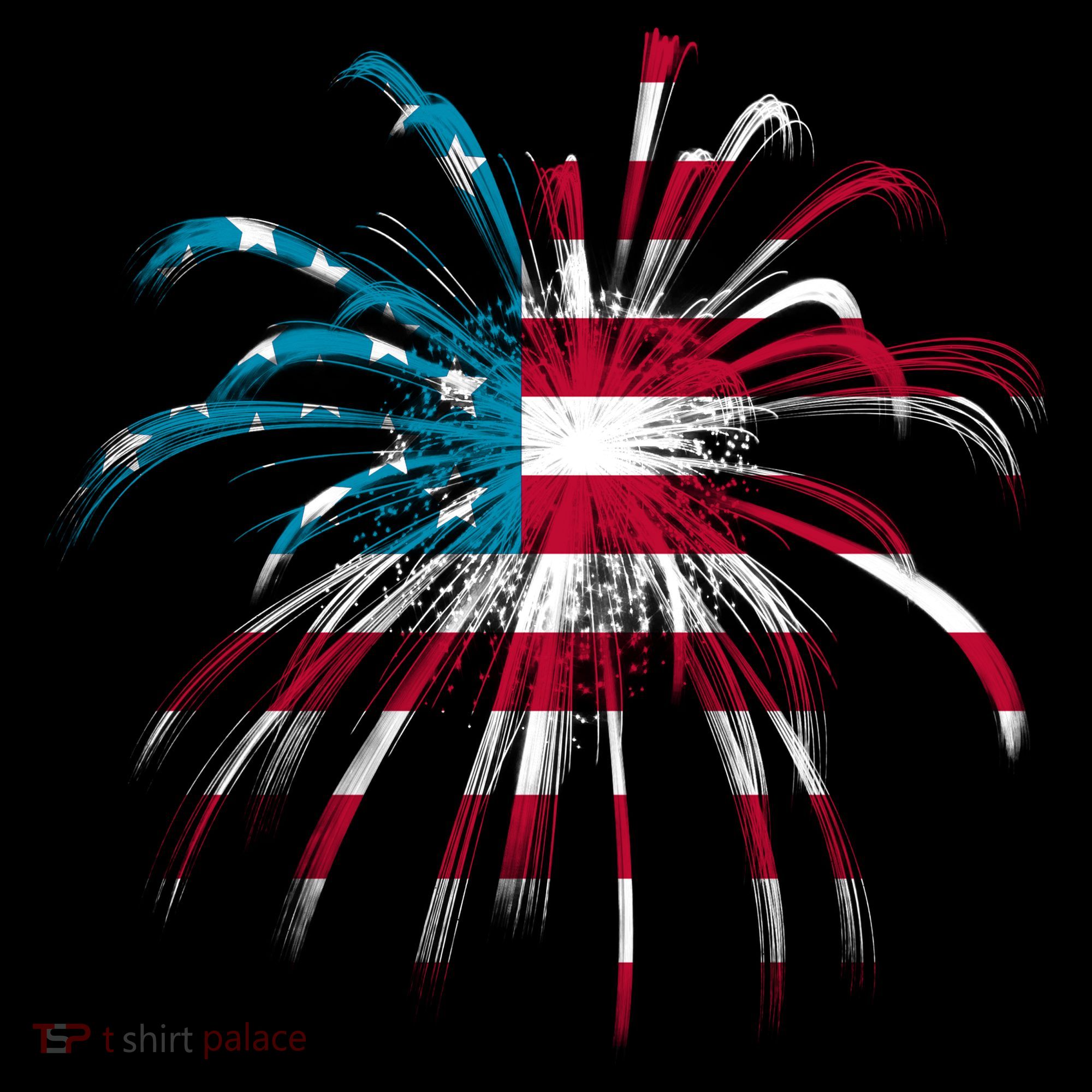 Usa Firework 4th Of July Women's Long Sleeve Shirt