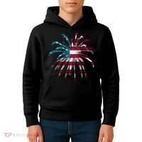 Usa Firework 4th Of July Kids Hoodie thumb 4