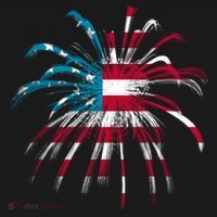 Usa Firework 4th Of July Kids T-Shirt thumb 4
