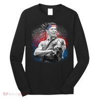 USA Fireworks Patriotic Ronald Reagan  Long Sleeve Shirt thumb 0