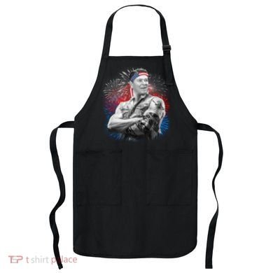 USA Fireworks Patriotic Ronald Reagan  Apron