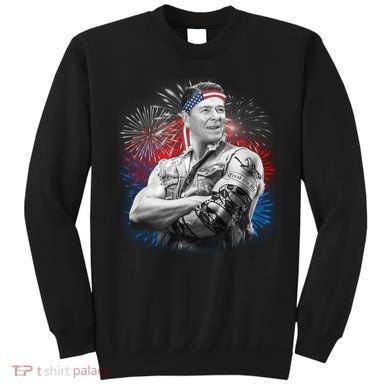 USA Fireworks Patriotic Ronald Reagan  Sweatshirt