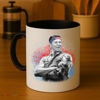 USA Fireworks Patriotic Ronald Reagan  Coffee Mug thumb 4