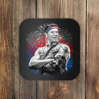 USA Fireworks Patriotic Ronald Reagan  Coaster