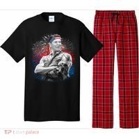 USA Fireworks Patriotic Ronald Reagan  Pajama Set thumb 0