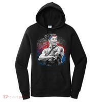 USA Fireworks Patriotic Ronald Reagan  Women's Hoodie thumb 0
